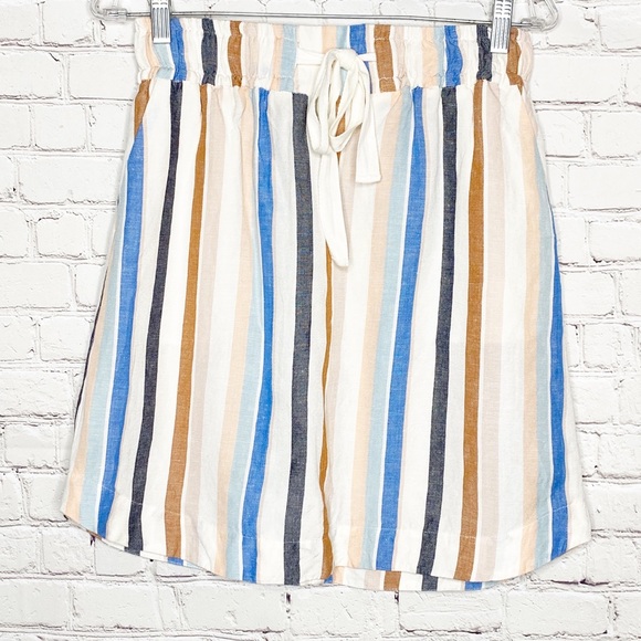 a new day Dresses & Skirts - a new day Stripe Linen Skirt - NWT